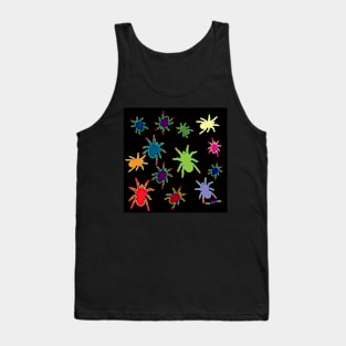 Colorful Spiders Tank Top